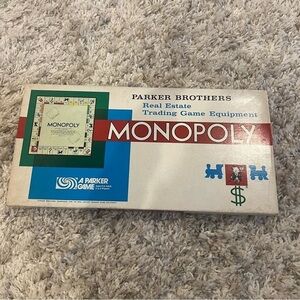 Vintage 1961 Monopoly Board Game by Parker Brothers Classic Original Complete